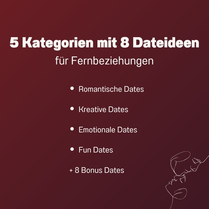 Fragespiel & Date Ideen Bundle für Paare | 40 Dateideen und 90 Fragen | PDF Download