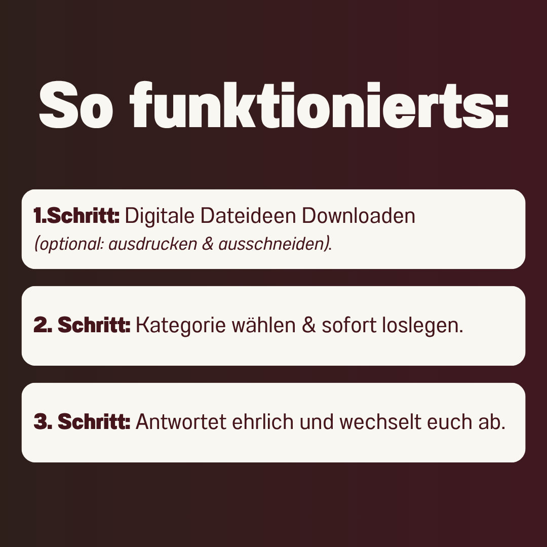 40 Fragen für frischverliebte Paare | PDF Download