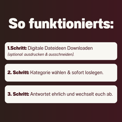 40 Fragen für frischverliebte Paare | PDF Download